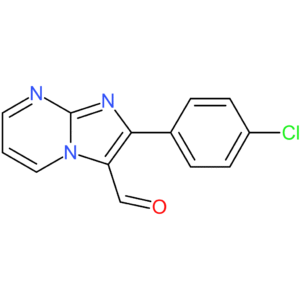 2-(4-chlorophenyl)imidazo[1,2-a]pyrimidine-3-carbaldehyde