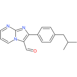 2-(4-isobutylphenyl)imidazo[1,2-a]pyrimidine-3-carbaldehyde