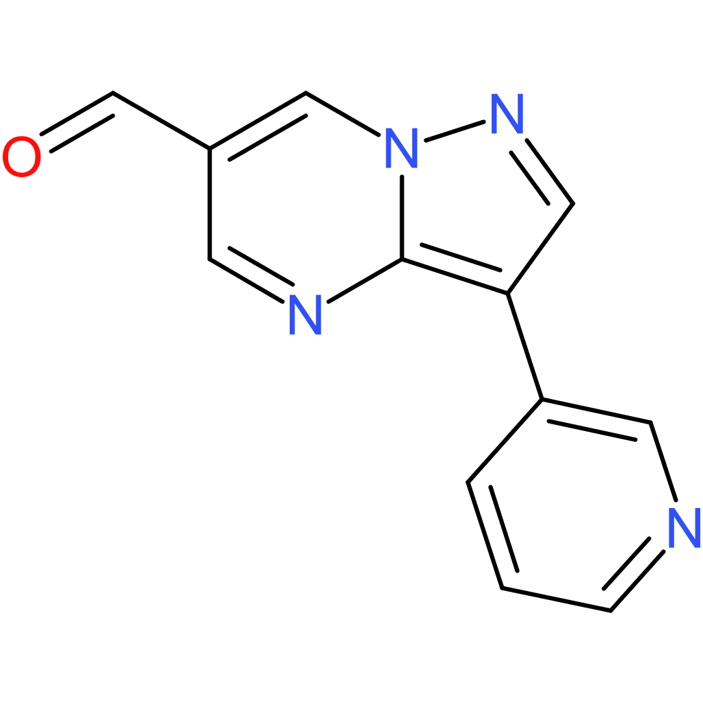 3-(pyridin-3-yl)pyrazolo[1,5-a]pyrimidine-6-carbaldehyde
