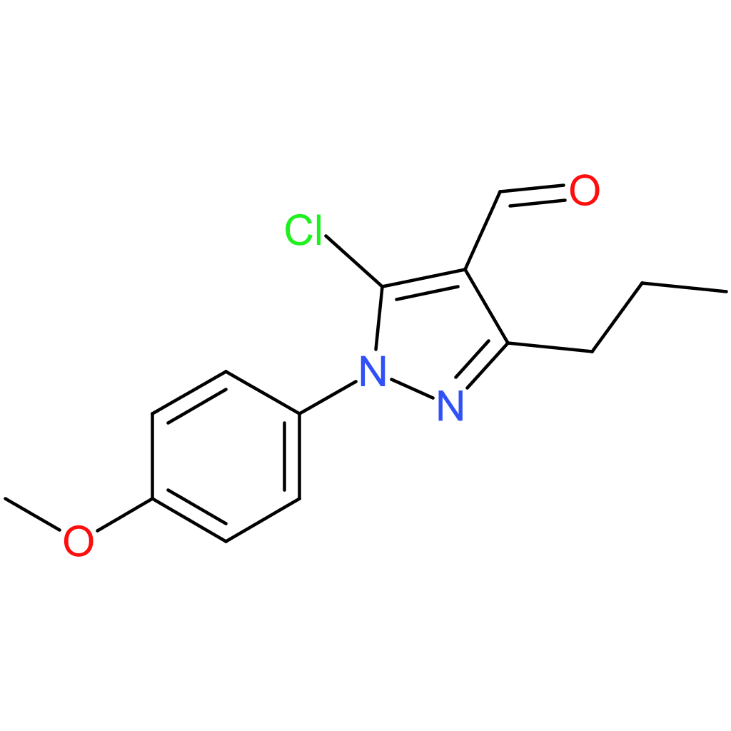5-chloro-1-(4-methoxyphenyl)-3-propyl-1H-pyrazole-4-carbaldehyde