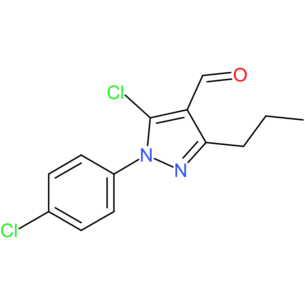5-chloro-1-(4-chlorophenyl)-3-propyl-1H-pyrazole-4-carbaldehyde