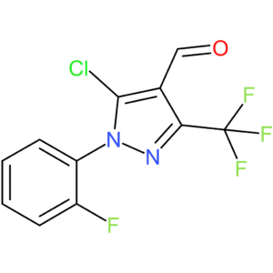 5-chloro-1-(2-fluorophenyl)-3-(trifluoromethyl)-1H-pyrazole-4-carbaldehyde