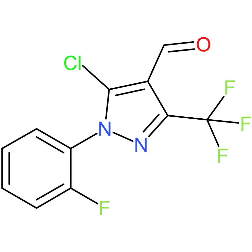 5-chloro-1-(2-fluorophenyl)-3-(trifluoromethyl)-1H-pyrazole-4-carbaldehyde
