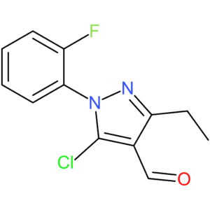 5-chloro-3-ethyl-1-(2-fluorophenyl)-1H-pyrazole-4-carbaldehyde