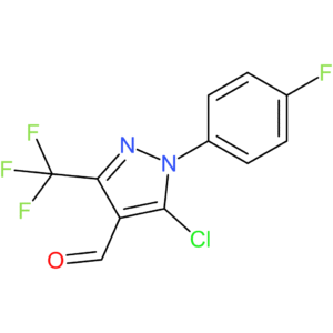 5-chloro-1-(4-fluorophenyl)-3-(trifluoromethyl)-1H-pyrazole-4-carbaldehyde