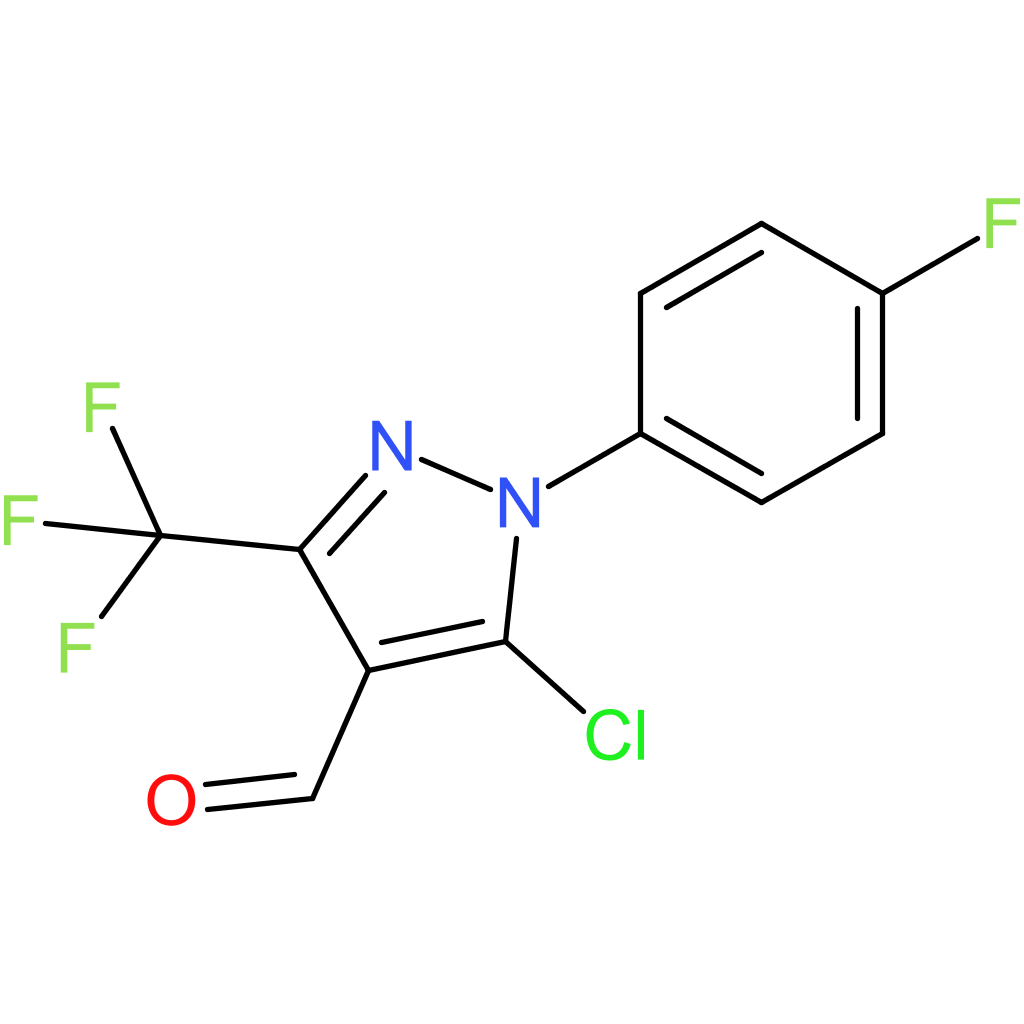 5-chloro-1-(4-fluorophenyl)-3-(trifluoromethyl)-1H-pyrazole-4-carbaldehyde