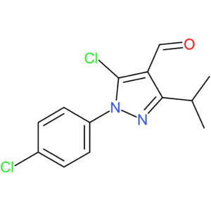 5-chloro-1-(4-chlorophenyl)-3-isopropyl-1H-pyrazole-4-carbaldehyde