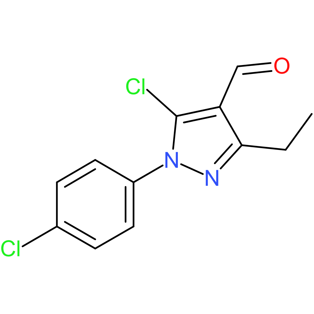 5-chloro-1-(4-chlorophenyl)-3-ethyl-1H-pyrazole-4-carbaldehyde
