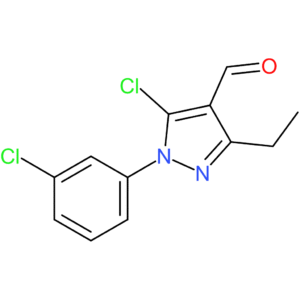 5-chloro-1-(3-chlorophenyl)-3-ethyl-1H-pyrazole-4-carbaldehyde