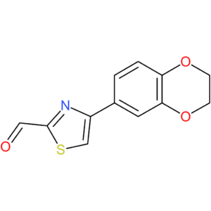 4-(2,3-dihydrobenzo[b][1,4]dioxin-6-yl)thiazole-2-carbaldehyde