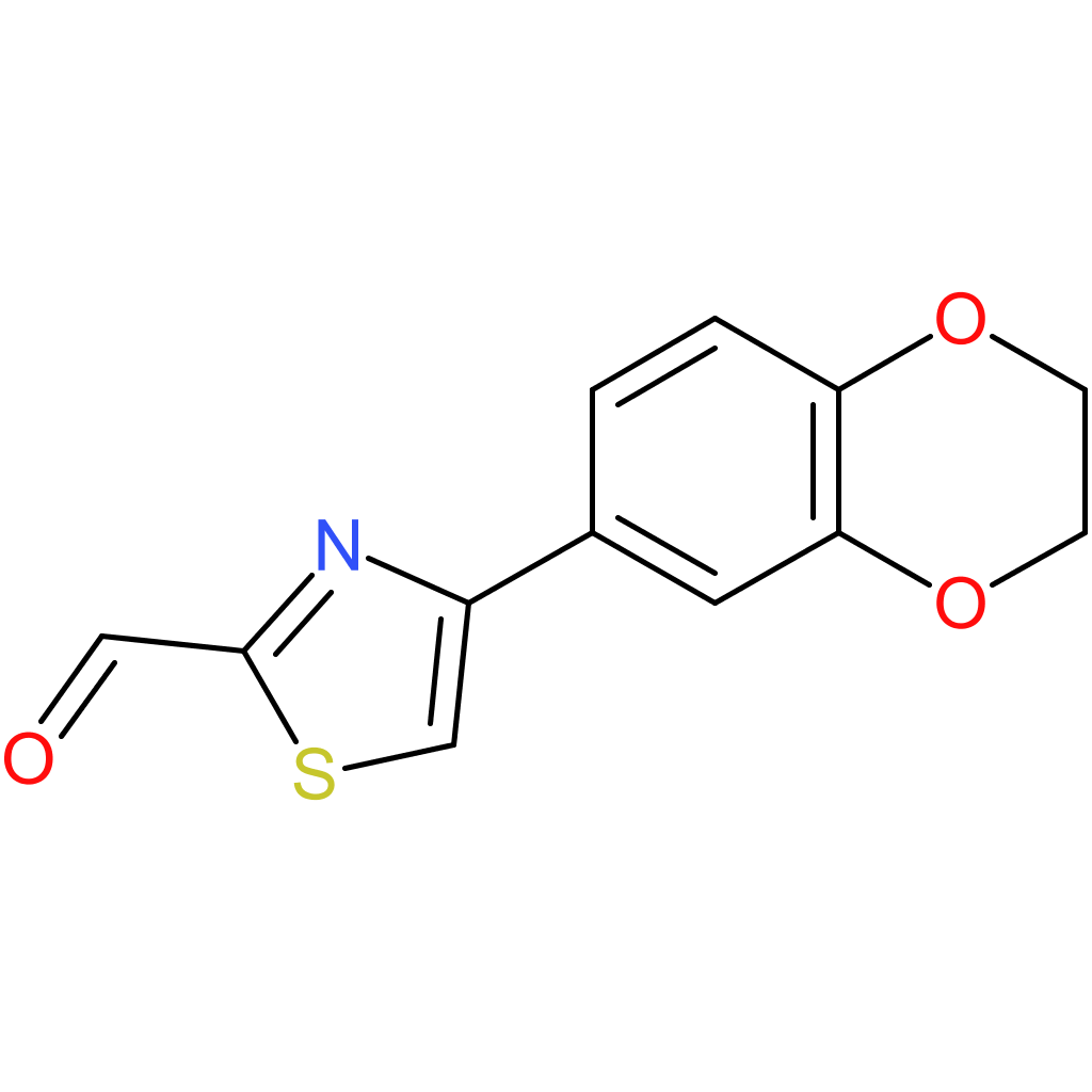 4-(2,3-dihydrobenzo[b][1,4]dioxin-6-yl)thiazole-2-carbaldehyde