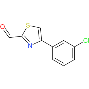 4-(3-chlorophenyl)thiazole-2-carbaldehyde