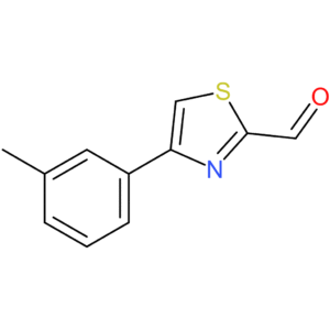 4-(m-tolyl)thiazole-2-carbaldehyde
