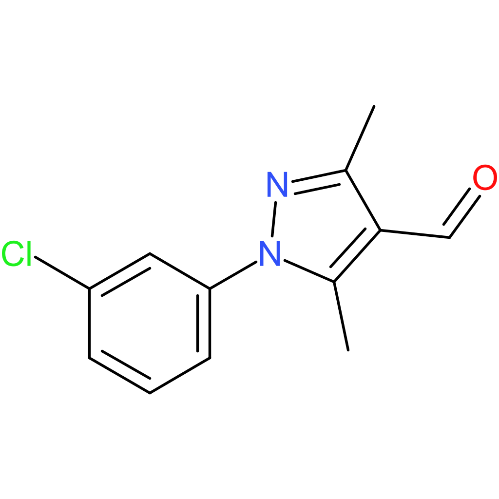 1-(3-chlorophenyl)-3,5-dimethyl-1H-pyrazole-4-carbaldehyde