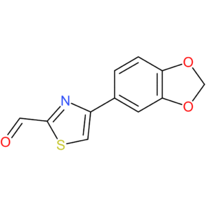 4-(benzo[d][1,3]dioxol-5-yl)thiazole-2-carbaldehyde