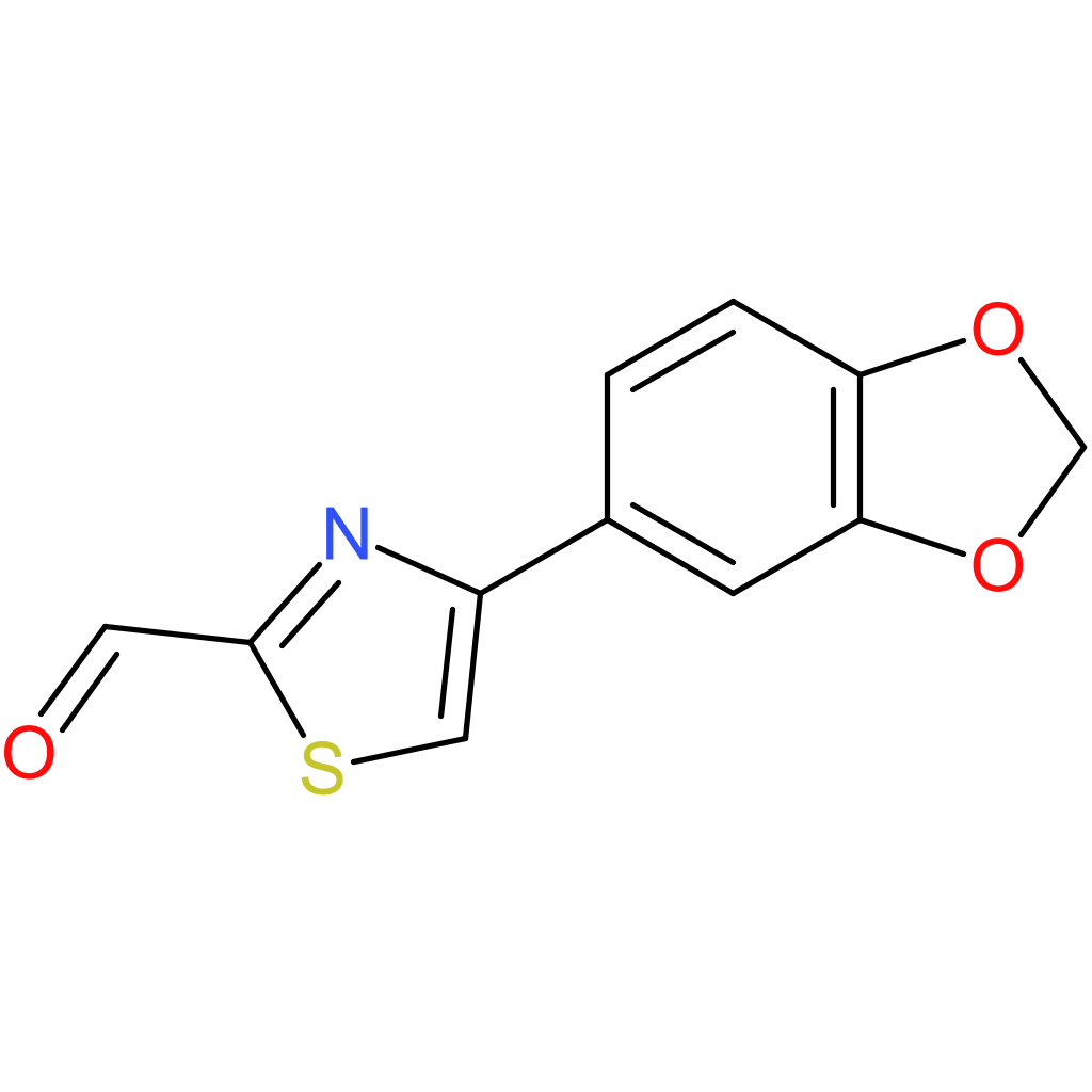 4-(benzo[d][1,3]dioxol-5-yl)thiazole-2-carbaldehyde