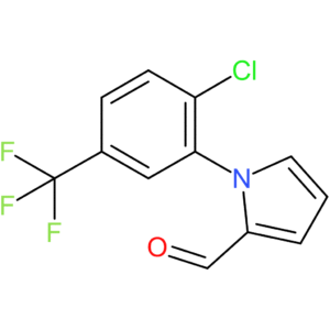 1-(2-chloro-5-(trifluoromethyl)phenyl)-1H-pyrrole-2-carbaldehyde