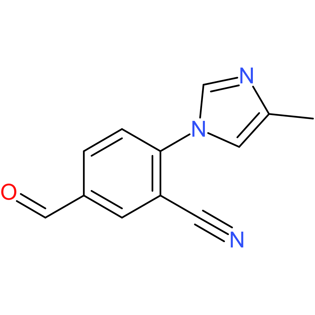 5-formyl-2-(4-methyl-1H-imidazol-1-yl)benzonitrile