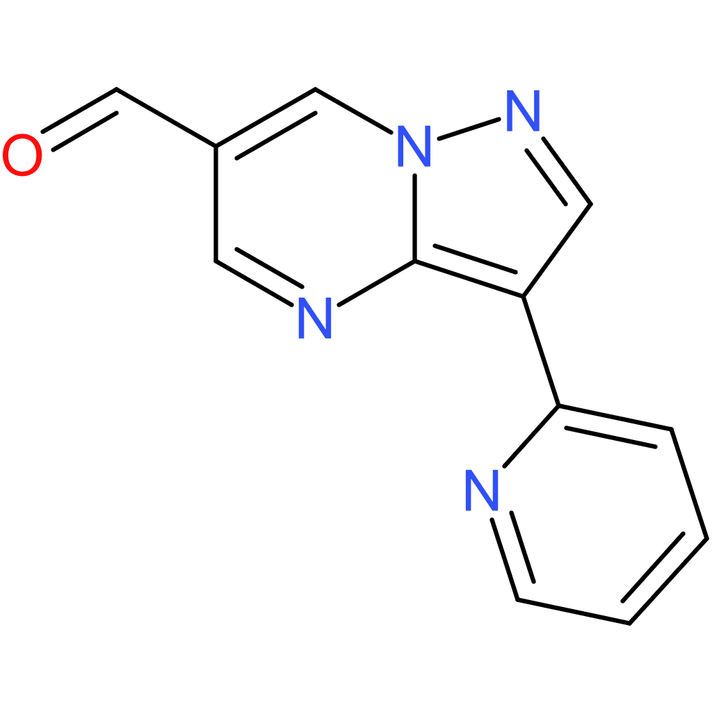 3-(pyridin-2-yl)pyrazolo[1,5-a]pyrimidine-6-carbaldehyde