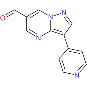 3-(pyridin-4-yl)pyrazolo[1,5-a]pyrimidine-6-carbaldehyde
