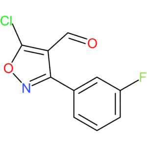 5-chloro-3-(3-fluorophenyl)isoxazole-4-carbaldehyde