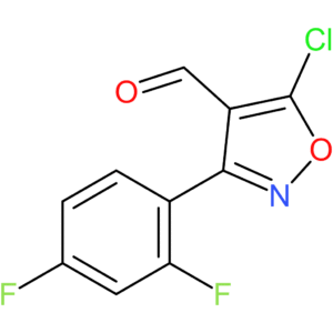 5-chloro-3-(2,4-difluorophenyl)isoxazole-4-carbaldehyde