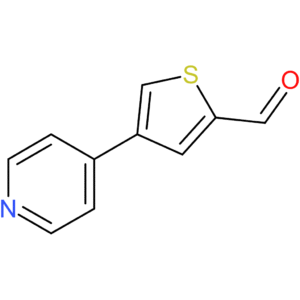 4-(pyridin-4-yl)thiophene-2-carbaldehyde