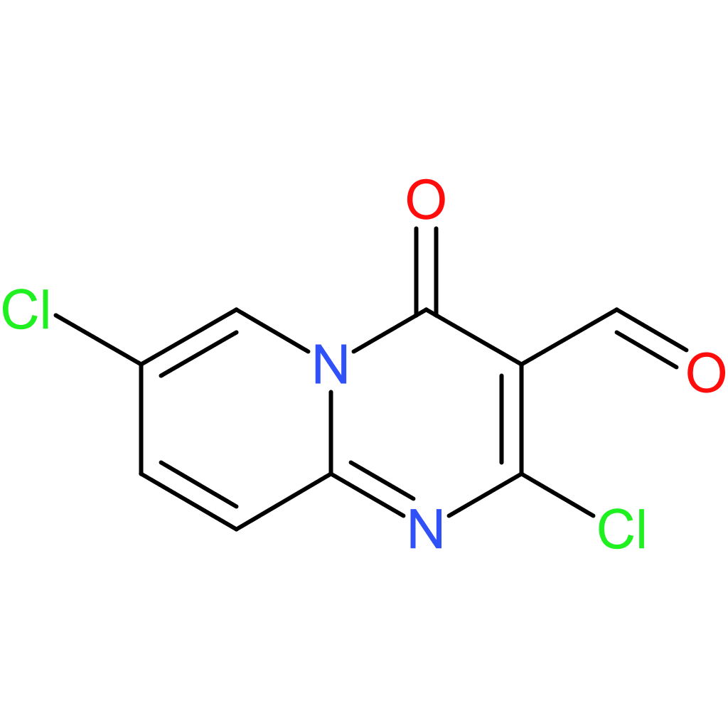 2,7-dichloro-4-oxo-4H-pyrido[1,2-a]pyrimidine-3-carbaldehyde