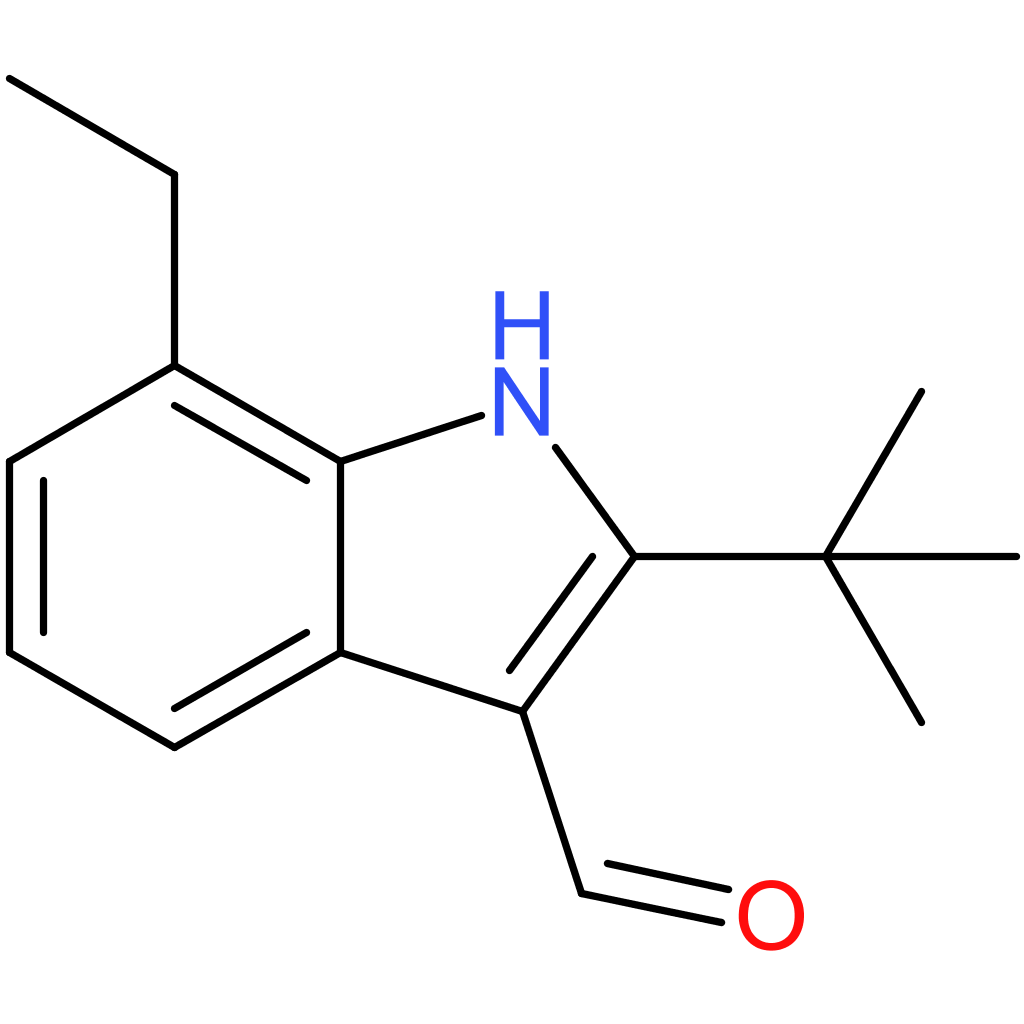 2-(tert-butyl)-7-ethyl-1H-indole-3-carbaldehyde