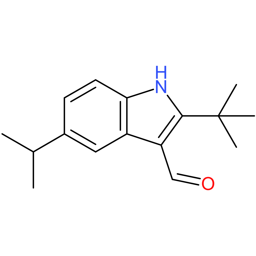 2-(tert-butyl)-5-isopropyl-1H-indole-3-carbaldehyde
