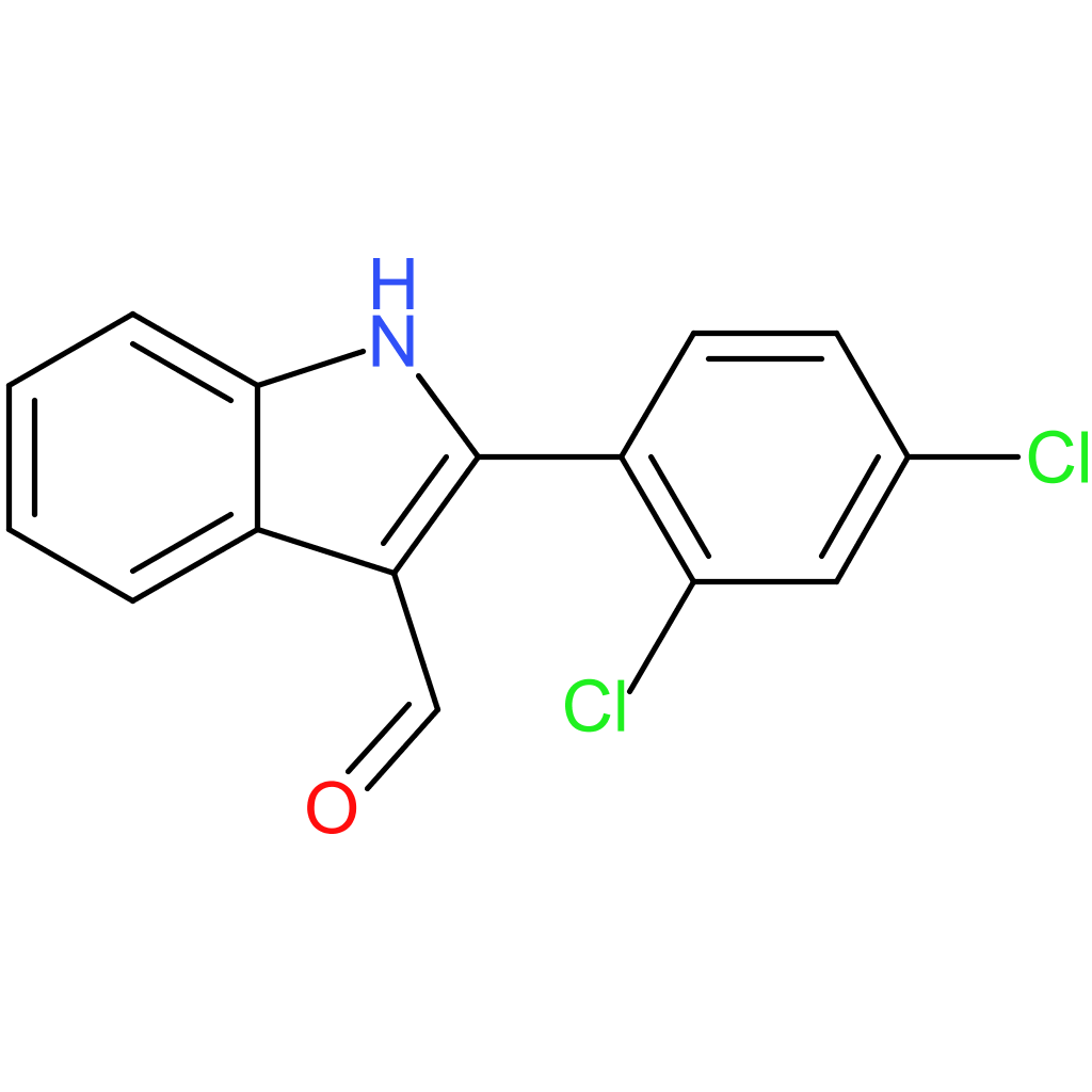 2-(2,4-dichlorophenyl)-1H-indole-3-carbaldehyde