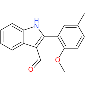 2-(2-methoxy-5-methylphenyl)-1H-indole-3-carbaldehyde