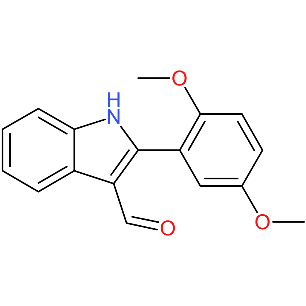 2-(2,5-dimethoxyphenyl)-1H-indole-3-carbaldehyde