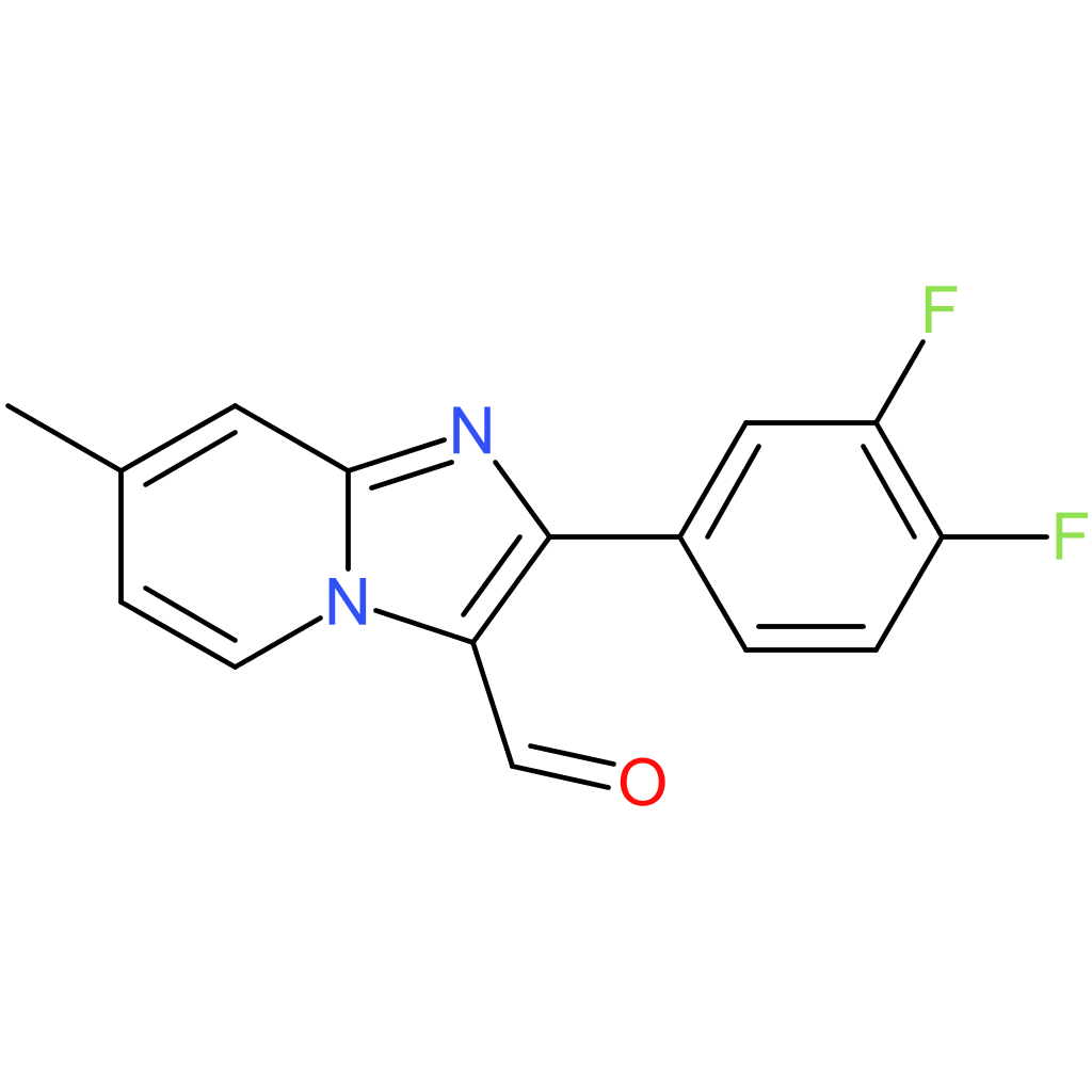2-(3,4-difluorophenyl)-7-methylimidazo[1,2-a]pyridine-3-carbaldehyde