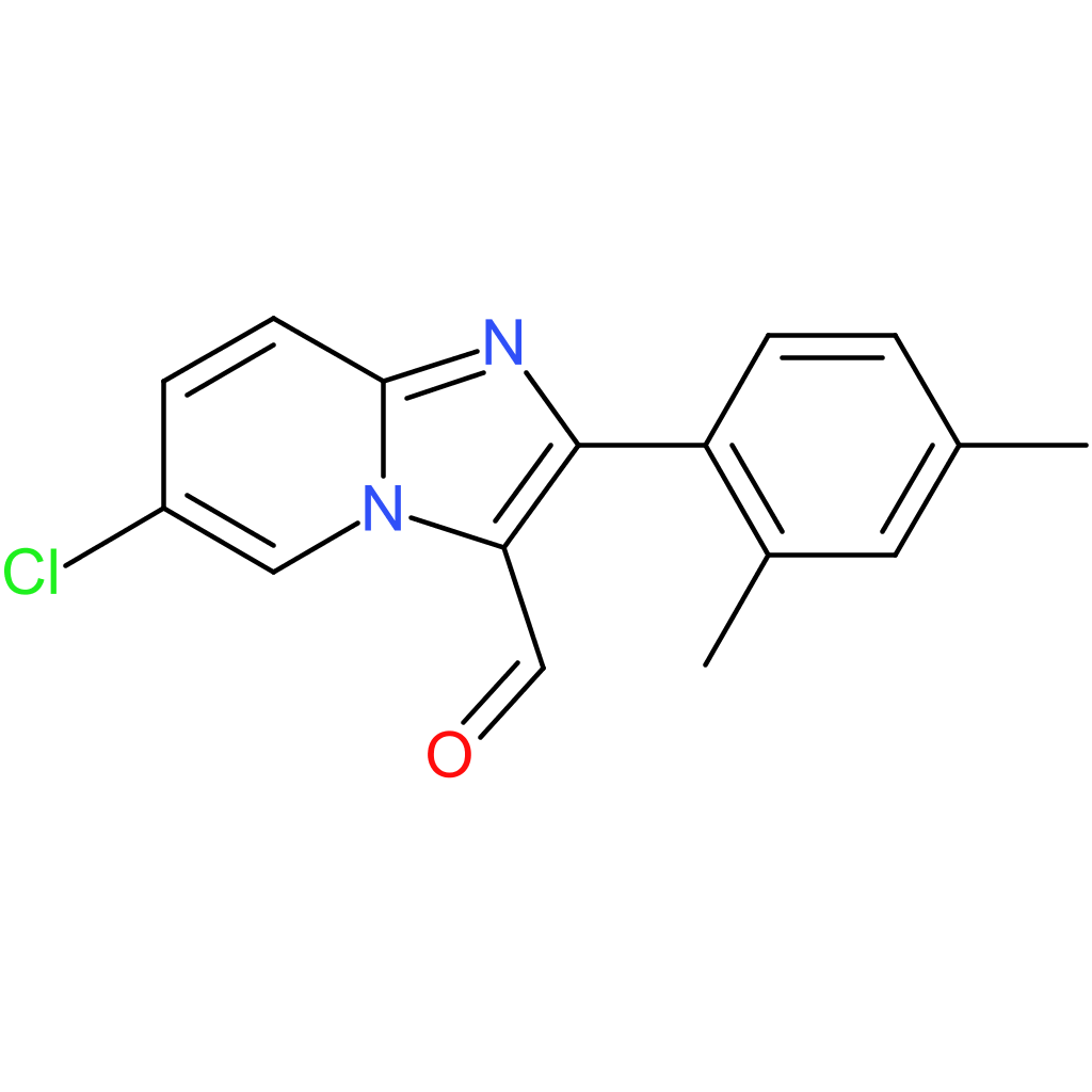 6-chloro-2-(2,4-dimethylphenyl)imidazo[1,2-a]pyridine-3-carbaldehyde