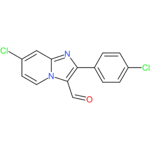 7-chloro-2-(4-chlorophenyl)imidazo[1,2-a]pyridine-3-carbaldehyde