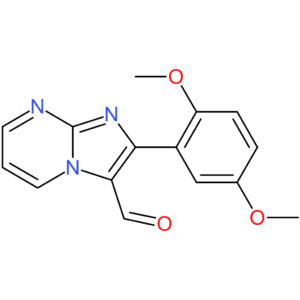 2-(2,5-dimethoxyphenyl)imidazo[1,2-a]pyrimidine-3-carbaldehyde