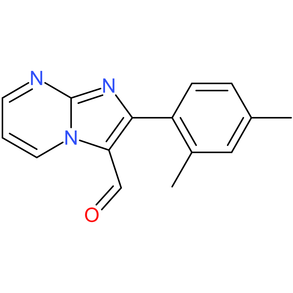 2-(2,4-dimethylphenyl)imidazo[1,2-a]pyrimidine-3-carbaldehyde