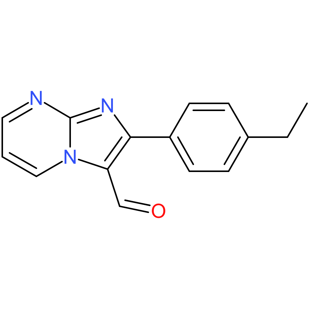 2-(4-ethylphenyl)imidazo[1,2-a]pyrimidine-3-carbaldehyde