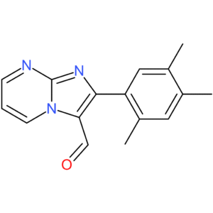 2-(2,4,5-trimethylphenyl)imidazo[1,2-a]pyrimidine-3-carbaldehyde
