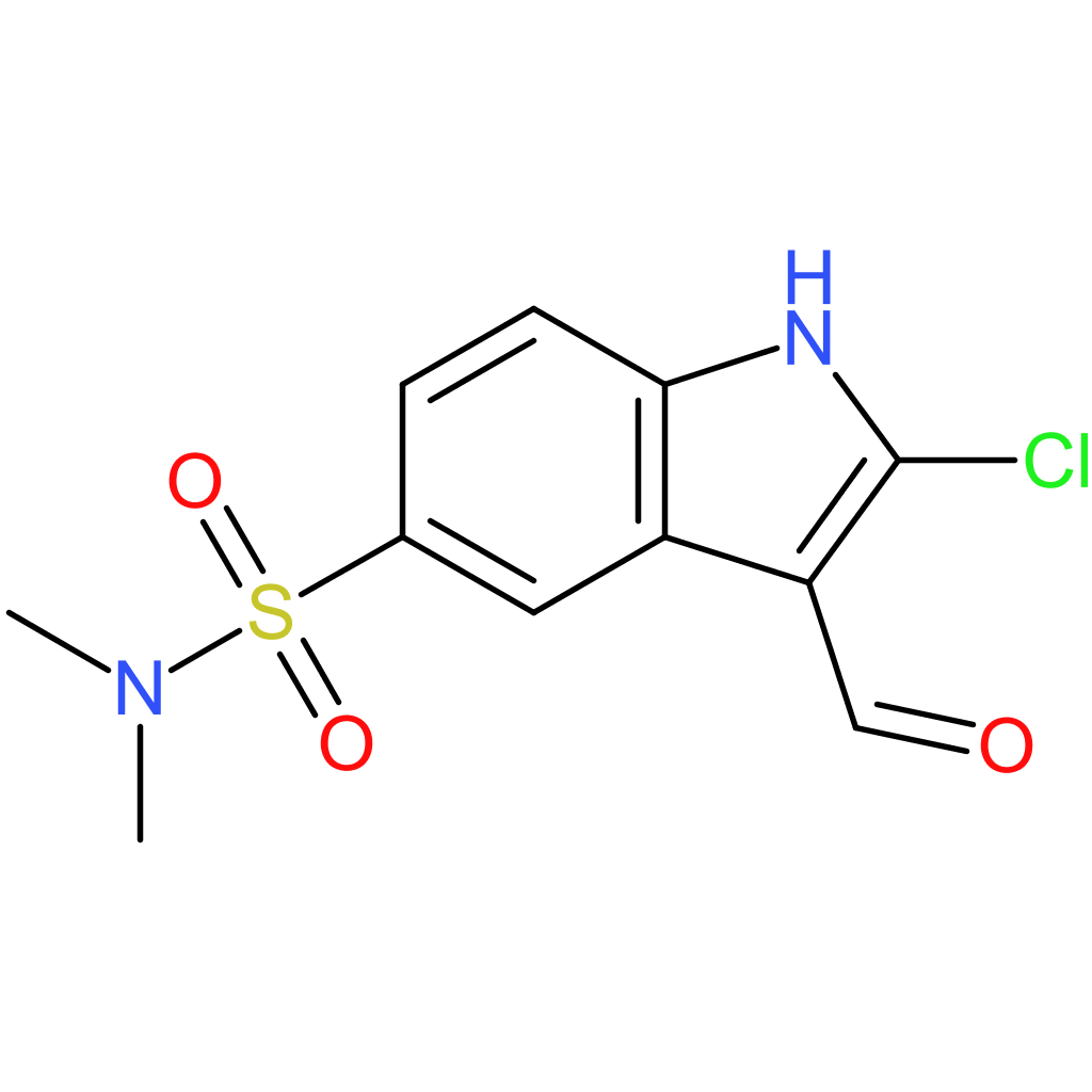 2-chloro-3-formyl-N,N-dimethyl-1H-indole-5-sulfonamide