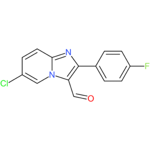 6-chloro-2-(4-fluorophenyl)imidazo[1,2-a]pyridine-3-carbaldehyde
