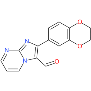 2-(2,3-dihydrobenzo[b][1,4]dioxin-6-yl)imidazo[1,2-a]pyrimidine-3-carbaldehyde