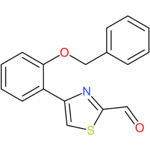 4-(2-(benzyloxy)phenyl)thiazole-2-carbaldehyde