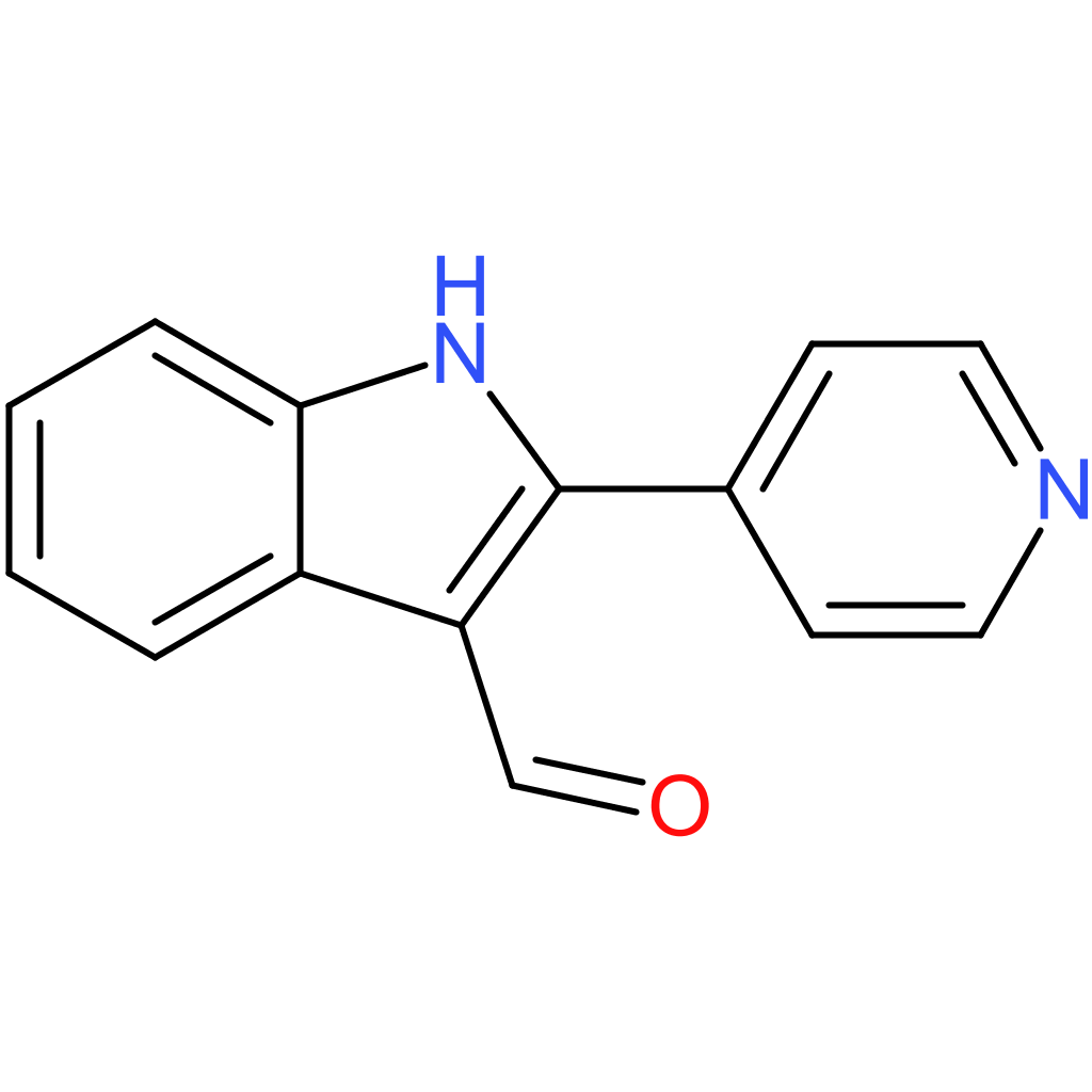 2-(pyridin-4-yl)-1H-indole-3-carbaldehyde