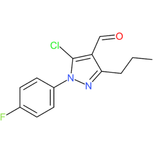 5-chloro-1-(4-fluorophenyl)-3-propyl-1H-pyrazole-4-carbaldehyde