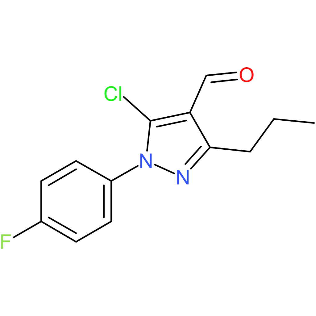5-chloro-1-(4-fluorophenyl)-3-propyl-1H-pyrazole-4-carbaldehyde