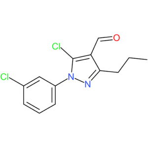 5-chloro-1-(3-chlorophenyl)-3-propyl-1H-pyrazole-4-carbaldehyde