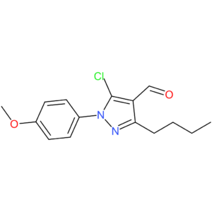 3-butyl-5-chloro-1-(4-methoxyphenyl)-1H-pyrazole-4-carbaldehyde