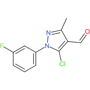 5-chloro-1-(3-fluorophenyl)-3-methyl-1H-pyrazole-4-carbaldehyde
